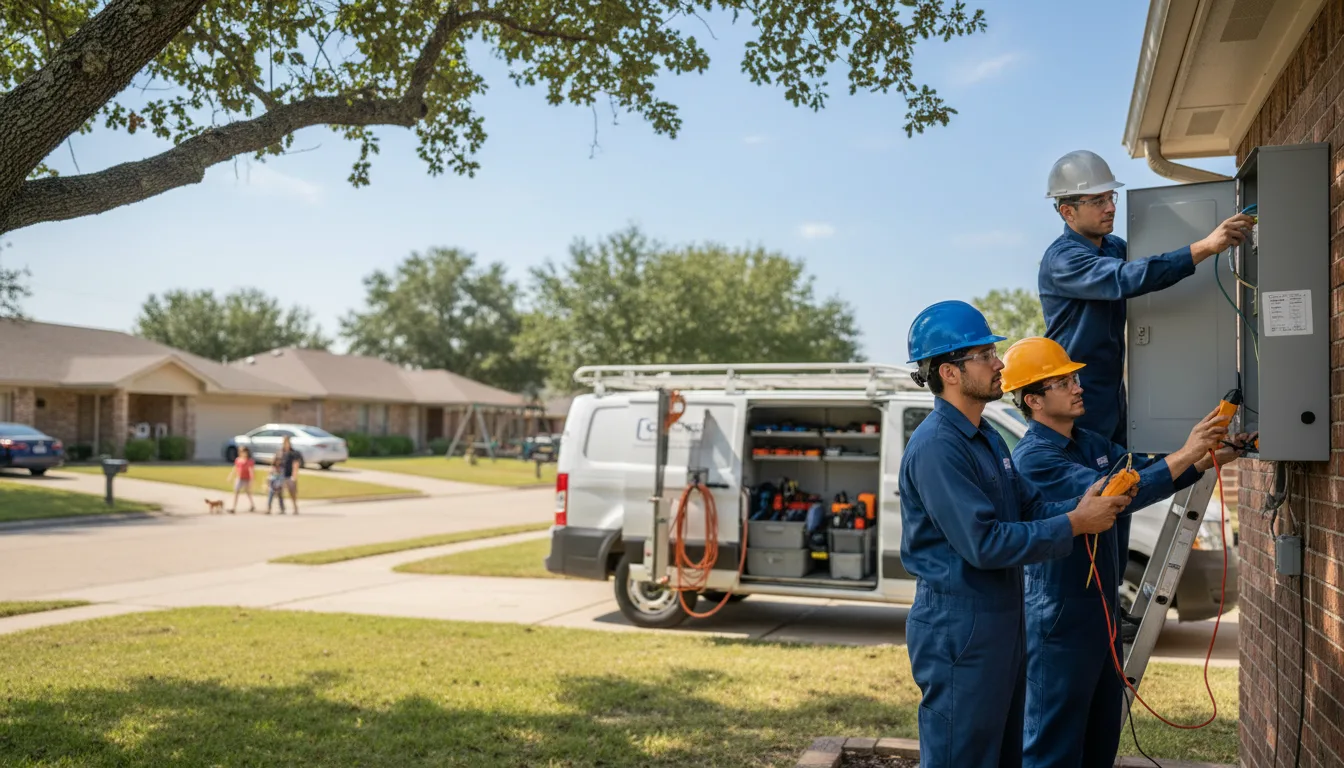 Certified electrician providing emergency electrical services in Cuba, KS